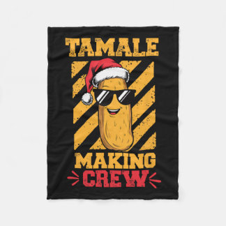 Tamale Skapar Crew Tamale Season Funny Mexican Chr Fleecefilt
