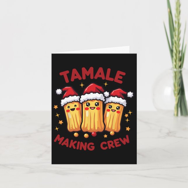 Tamale-tillverkning Besättning Tamale-säsong Rolli Kort (Framsida)