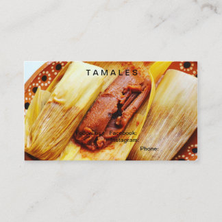 Tamales Affärskorts Visitkort
