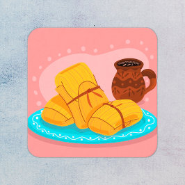 Tamales Fyrkantigt Visitkort