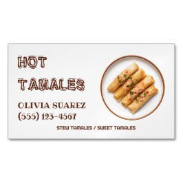 Tamales Magnetiska Visitkort