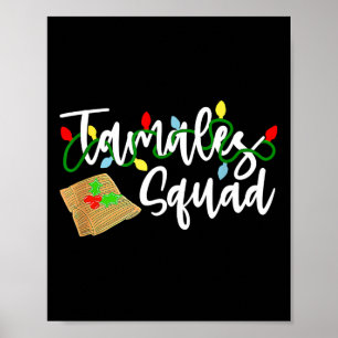 Tamales Squad Tamales Crew Roligt jul Poster