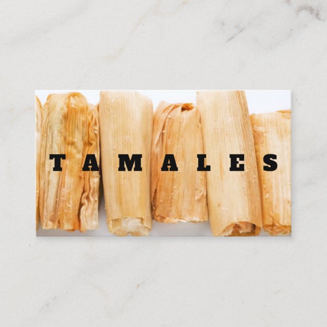 Tamales Visitkort (Framsida)