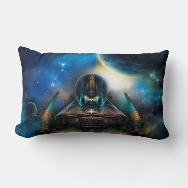 Tamalin 5 Science fiction Artwork Lumbar Pillow Lumbarkudde (Framsida)
