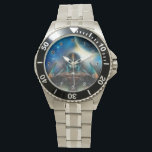 Tamalin 5 Science fiction Artwork Wrist Watch Armbandsur<br><div class="desc">Tamalin 5- 15- 15- 10- 10- 10- 10- 10- 10- 100- 100- 100- 100- 1000- 10000- 10000000 som Flyter i den galaktiska Vinden. En gammal öppning som avspeglar kraften hos stjärnorna och den lugn som fortfarande finns i Vatten och som avspeglar Galaxys ljus. Tamalin 5 är en av de största...</div>