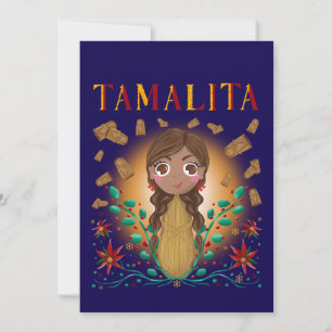 Tamalita Tamal Zia Blommor Tamales Inbjudningar