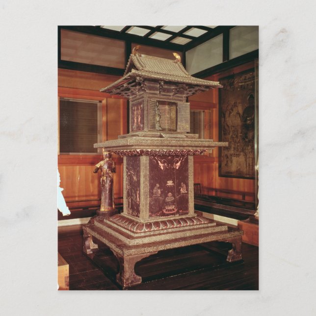 Tamamushi shrine från Horyu Ji Temple Vykort (Framsida)