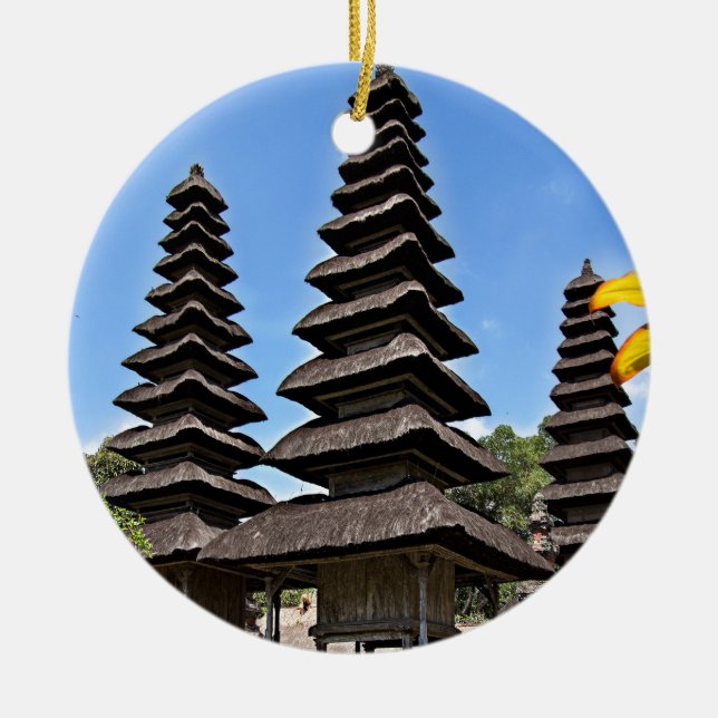 Taman Ayun Temple, Bali Julgransprydnad Keramik (Framsidan)