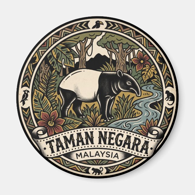 Taman Negara Malaysia Magnet (Framsidan)
