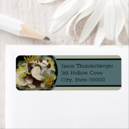 Tamandua Anteater Returadress Etikett