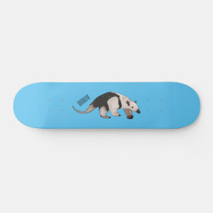 Tamandua seriefigurer illustration mini skateboard bräda 18,5 cm