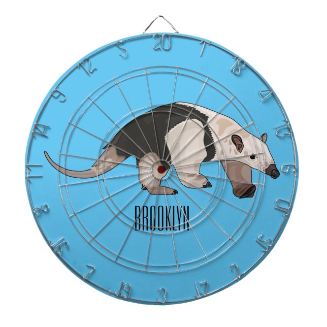 Tamandua-tecknad Darttavla (Framsidan)