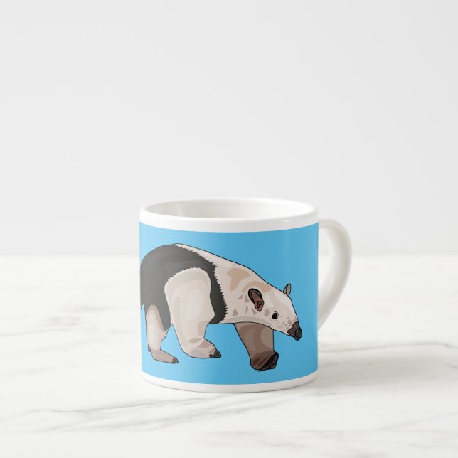 Tamandua-tecknad Espressomugg (Framsida höger)