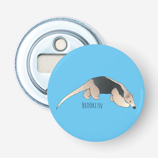 Tamandua-tecknad Flasköppnare (Framsidan)