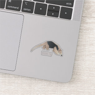 Tamandua-tecknad Klistermärken