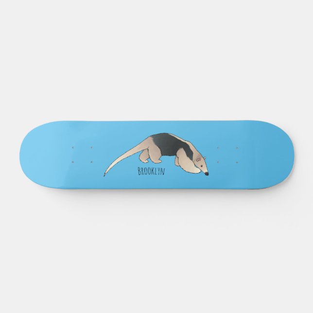 Tamandua-tecknad Mini Skateboard Bräda 18,5 Cm (Horz)
