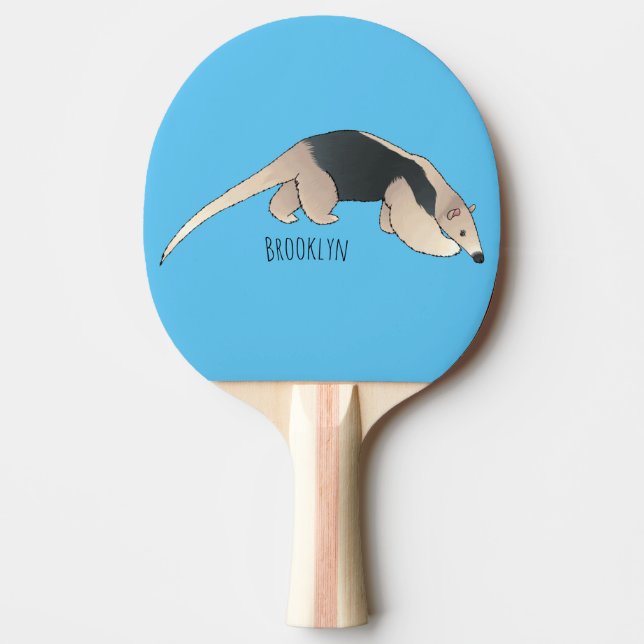 Tamandua-tecknad Pingisracket (Framsidan)