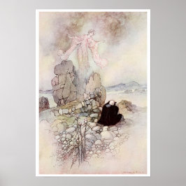 Tamano Fox Maiden av Warwick Goble Poster