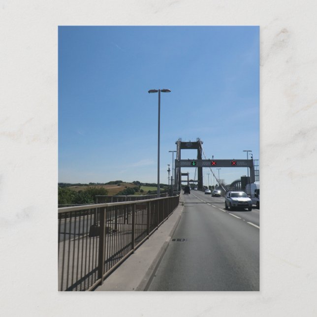 Tamar Bridge - Cornish Gräns Vykort (Framsida)