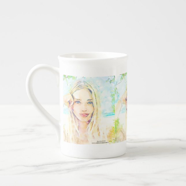 Tamara Benporslin Mugg (Vänster)