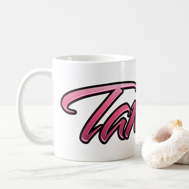 Tamara faded pink Tasse Teetasse Kaffeetasse Kaffemugg (Med munk)