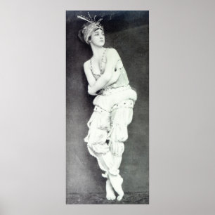 Tamara Karsavina i rollen som Zobeide Poster