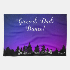 Tamara Lila Background Bunco Kitchen Towels Kökshandduk
