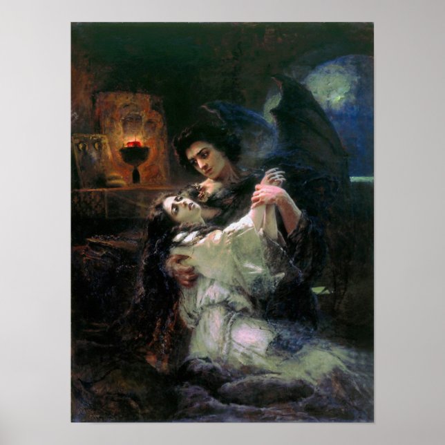 Tamara och Demon Poster (Framsidan)
