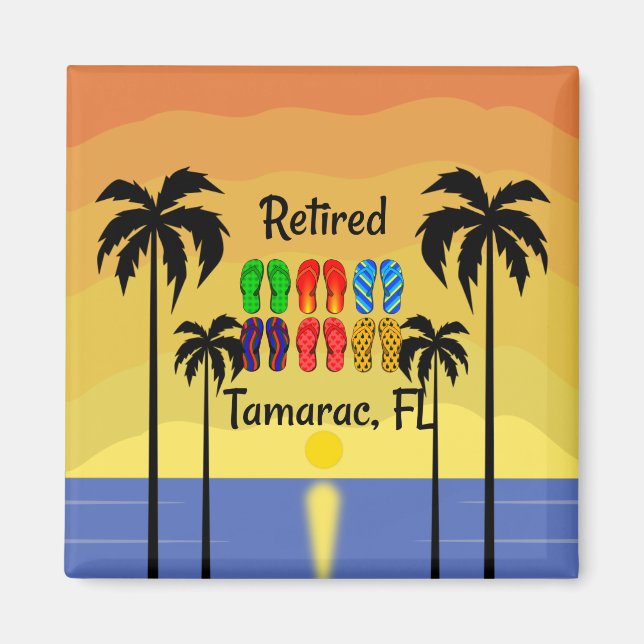 Tamarac, FL Magnet (Framsidan)