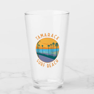Tamarack Surfa Beach California Travel Art Vintage Glaskopp