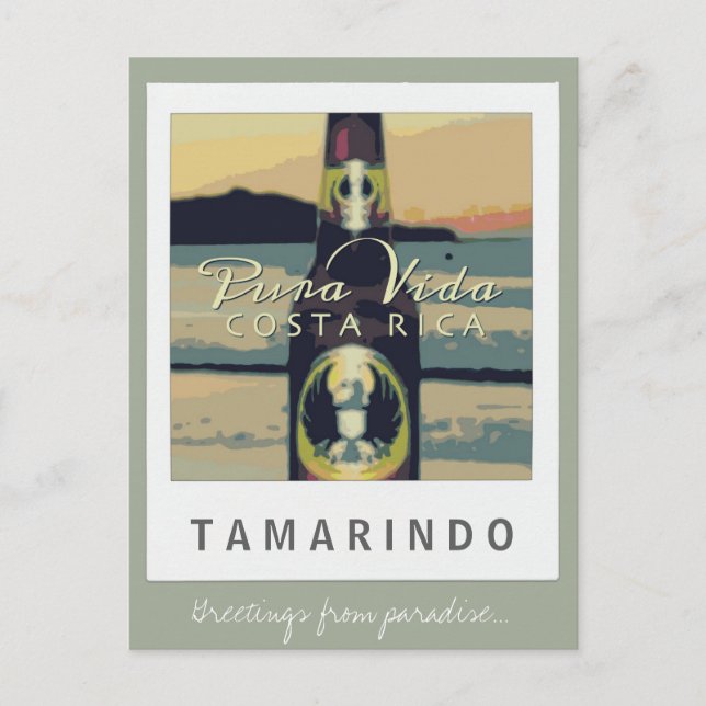 Tamarindo Beach Costa Rica vykort (Framsida)