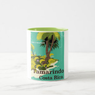 Tamarindo Costa Ricas reseaffisch Två-Tonad Mugg