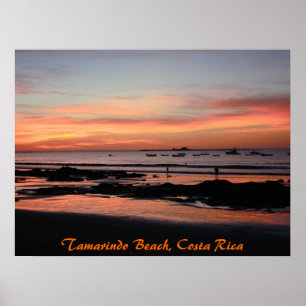 Tamarindosolnedgångfartyg, Tamarindostrand, Costa… Poster