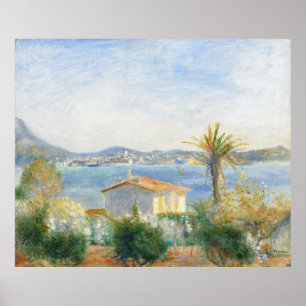 Tamaris, Frankrike Auguste Renoir Poster