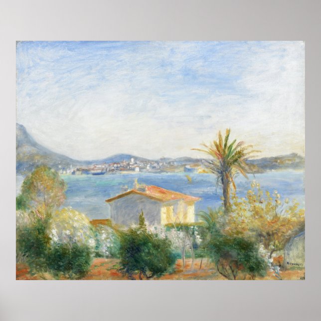 Tamaris, Frankrike Auguste Renoir Poster (Framsidan)