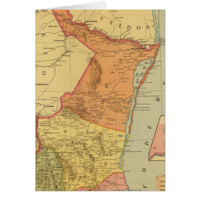 Tamaulipas Hälsningskort (Framsidan)