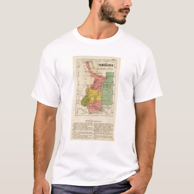 Tamaulipas Mexico T-shirt (Framsida)
