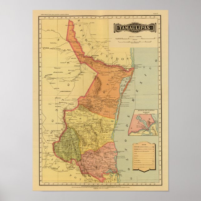 Tamaulipas Poster (Framsidan)