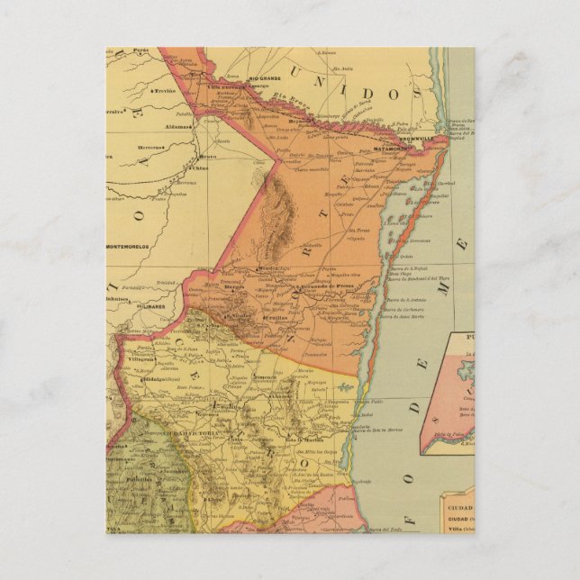 Tamaulipas Vykort (Framsida)