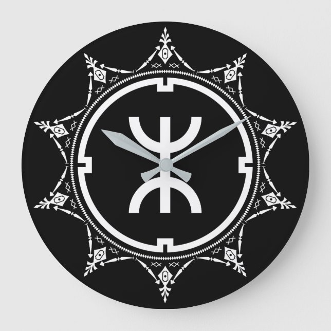 Tamazgha - Amazigh Symbol Stor Klocka (Framsida)
