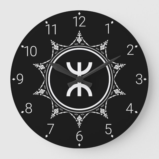 Tamazgha - Amazigh Symbol Stor Klocka (Framsida)