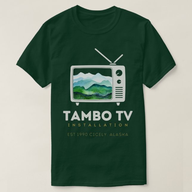 Tambo-TV-anläggningen för norra exponeringen Shell T Shirt (Design framsida)