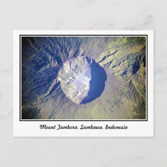 Tambora Sumbawa Indonesien Vykort (Framsida)