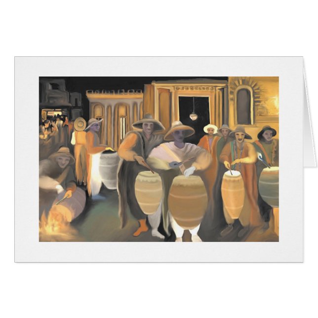 Tambores Hälsningskort (Framsidan Horizontal)