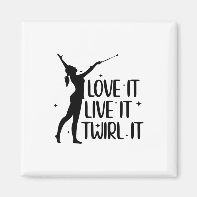 Tambour Dance | Juggling Pub Dance Gifts Magnet (Framsidan)