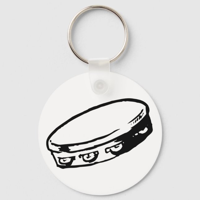 Tambourine Keychain Nyckelring (Framsida)