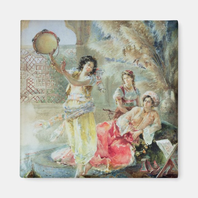 Tambourine (papper) magnet (Framsidan)
