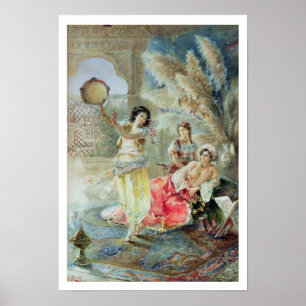 Tambourine (papper) poster
