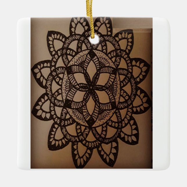 Tambourine wall hängande dekoration (Framsida)