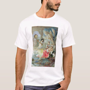 Tamburinen (w/c på papper) t-shirt